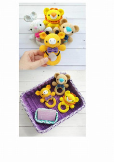 Rattle bear Pooh crochet pattern