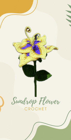 sundrop flower crochet