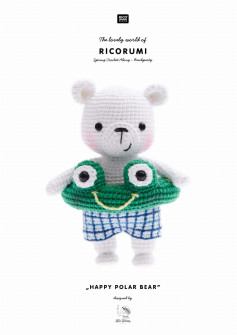 The lovely world of RICORUMI Spring Crochet Along – Beachparty „HAPPY POLAR BEAR“