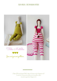 TILDA MATILDA : FREe amigurumi PATTERn