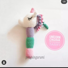 Unicorn çıngırak tarifi 🦋 detaylı güzel bir tarif olmuş 💐