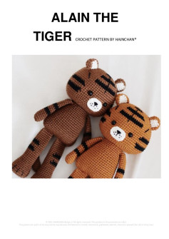 ALAIN THE TIGER CROCHET PATTERN