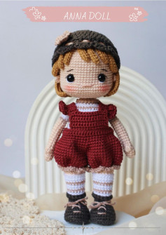ANNA DOLL crochet pattern