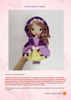 astrid doll in princess outfit
