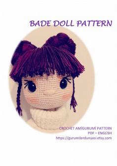 BADE DOLL PATTERN CROCHET AMİGURUMİ PATTERN PDF