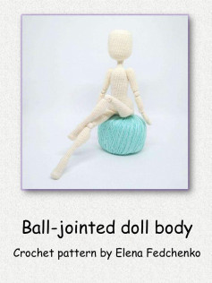 Ball-jointed doll body Crochet pattern