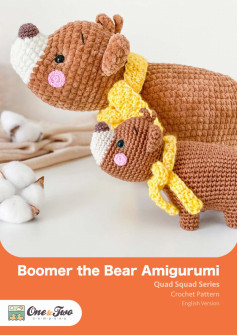 boomer the bear amigurumi