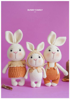 BUNNY FAMILY crochet pattern