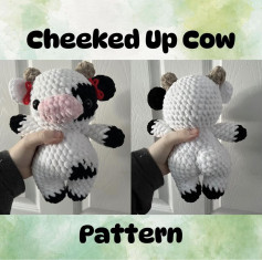 cheeked up cow pattern