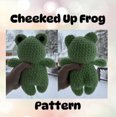 cheeked up frog pattern