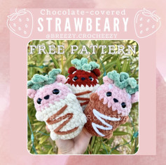 chocolate covered strawbeary free pattern