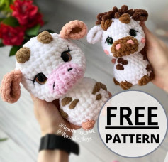Cow wool crochet pattern