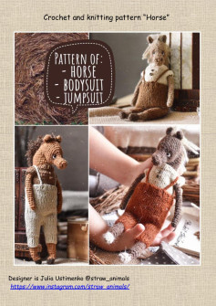 Crochet and knitting pattern “Horse”