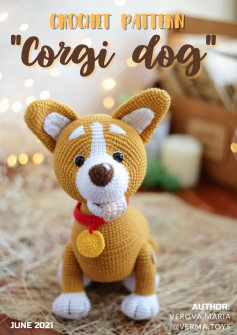 CROCHET PATTERN Corgi dog