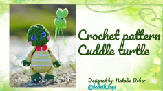 Crochet pattern Cuddle turtle