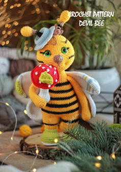 CROCHET PATTERN DEVIL BEE