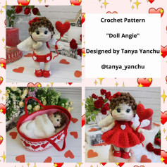 Crochet Pattern Doll Angie