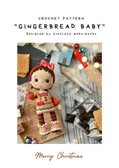 CROCHET PATTERN GINGERBREAD BABY