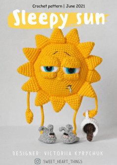 Crochet pattern | June 2021 Sleepy sun