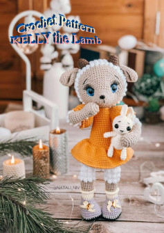 crochet pattern kelly the lamb