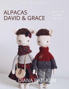 CROCHET PATTERN | NOVEMBER 2018 ALPACAS DAVID & GRACE АВТОР CROCHET PATTERN TOY ASSEMBLY FINAL DESIGN DIANA PATSKUN its cozy