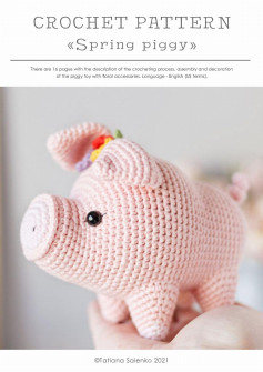 CROCHET PATTERN «Spring piggy»