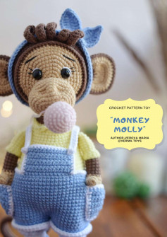 CROCHET PATTERN TOY MONKEY MOLLY