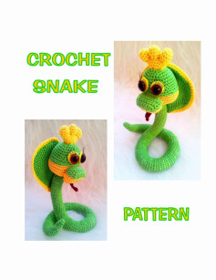 crochet snake pattern