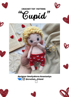 CROCHET TOY PATTERN “Cupid”