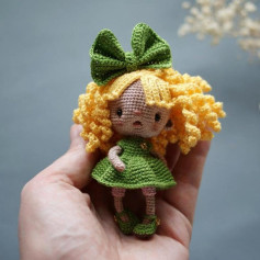 Crochet toy pattern LITTLE OLIVIA Series «SHORTIES»