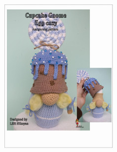 cupcake gnome egg cozy