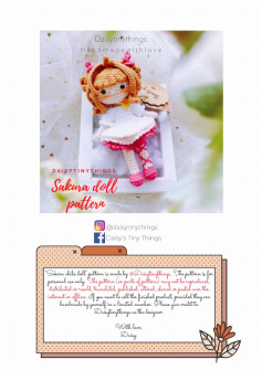 Daisys Tiny Things Sakura chibi doll pattern