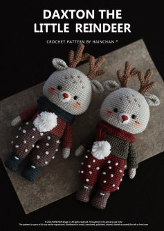 DAXTON THE LITTLE REINDEER CROCHET PATTERN