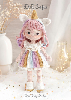 Doll Sofia crochet pattern