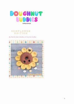 doughnut buddies, sunflower edition