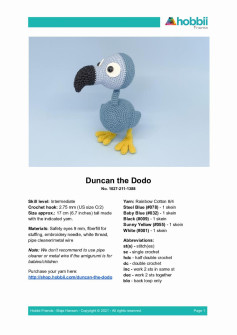Duncan the Dodo extinct bird
