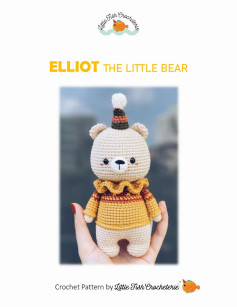 ELLIOT THE LITTLE BEAR Crochet Pattern