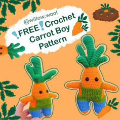 free crochet carrot boy pattern