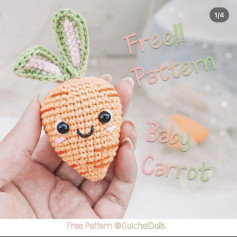 free pattern baby carrot