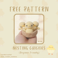 free pattern nesting chickies