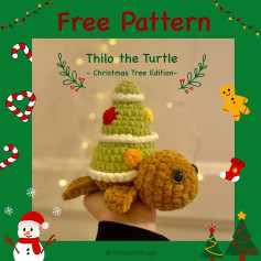 free pattern thilo the turtle