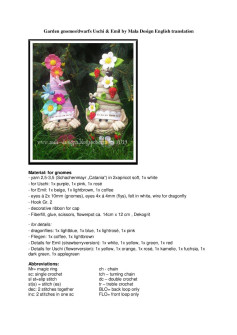 Garden gnomes/dwarfs Uschi & Emil