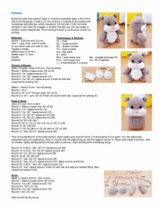 Hamster Enjoy this easy free pattern