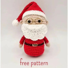 hope the santa claus 🎅🏻Free crochet pattern by @mes.mignonneries