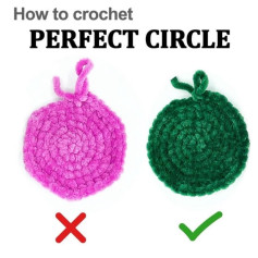how to crochet perfect circle