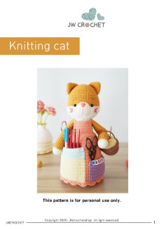 knitting cat crochet pattern