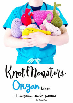 knot monster organ edition 11 amigurumi