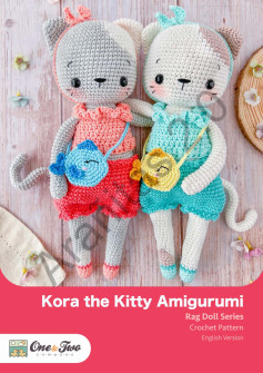 kora the kitty amigurumi rag doll series crochet pattern