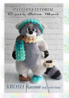 KROSH Raccoon (only crochet hook)