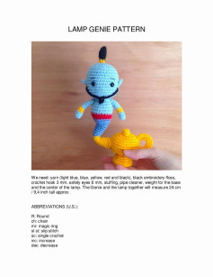 LAMP GENIE crochet PATTERN